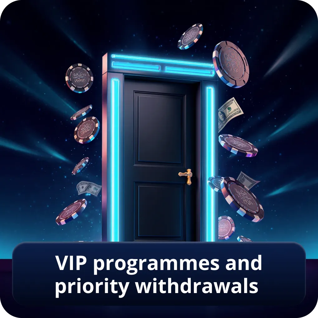 VIP programmes and priority withdrawals