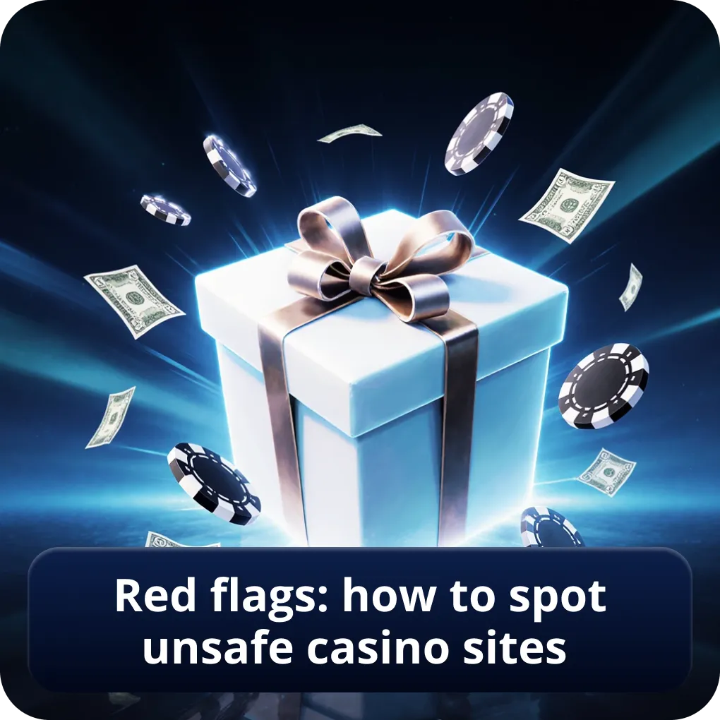 Red flags: how to spot unsafe casino sites