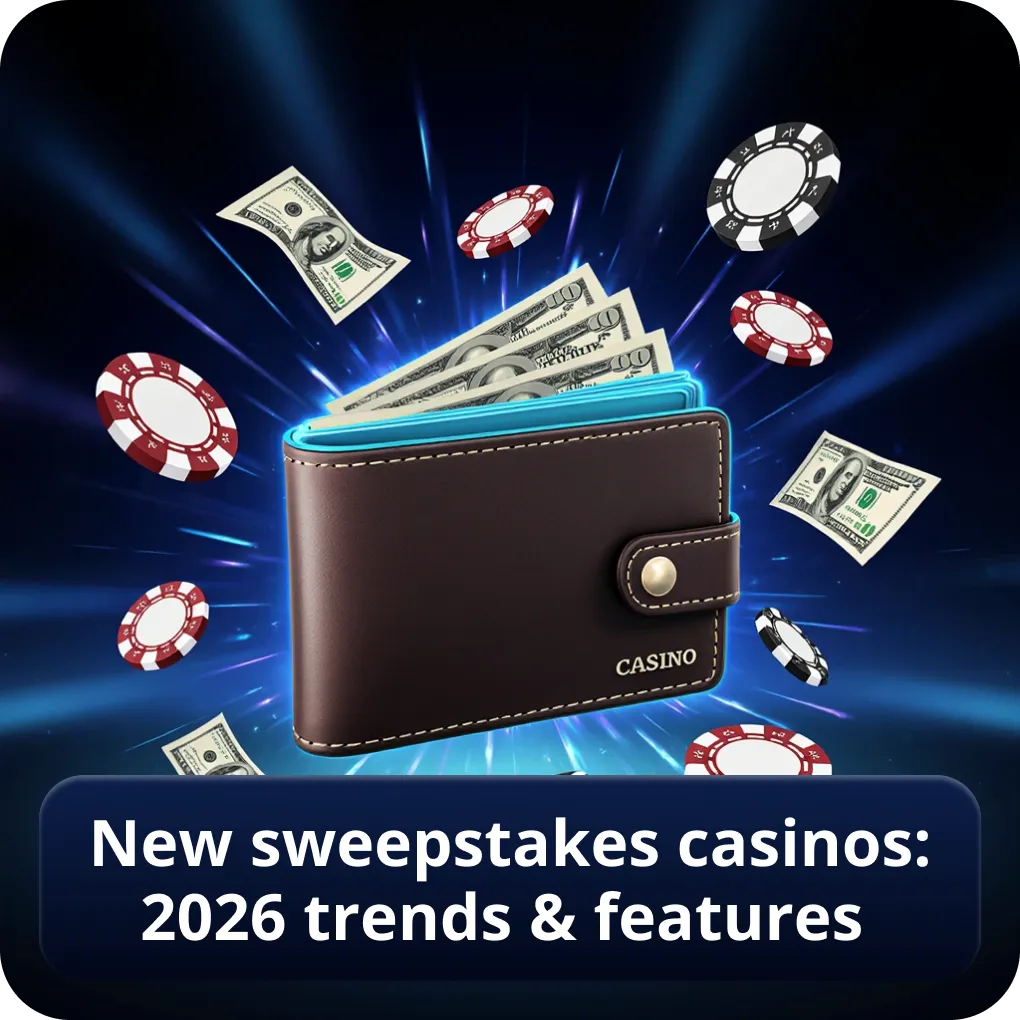 New sweepstakes casinos: 2026 trends & features
